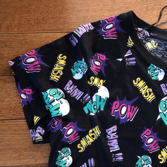 Cropped pop art tee - Picture 3 of 4